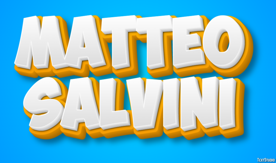 Matteo Salvini Effet de Texte