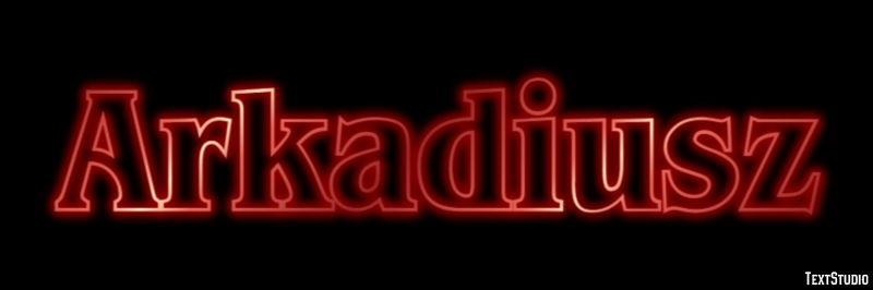 Arkadiusz Text Effect