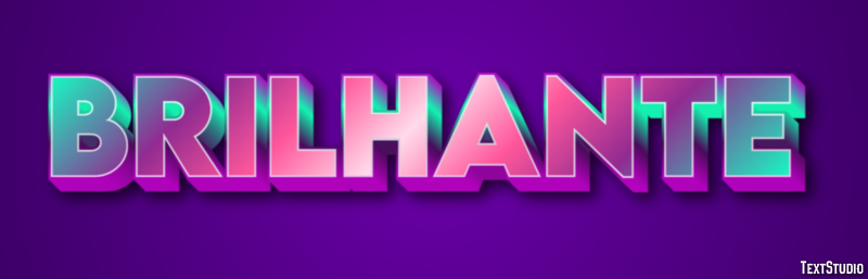 Brilhante Texteffekt