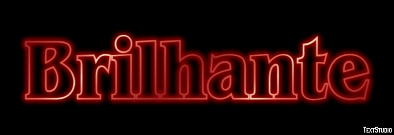 Brilhante Texteffekt