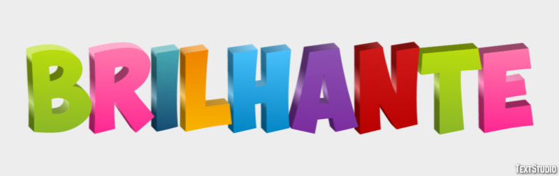 Brilhante Texteffekt