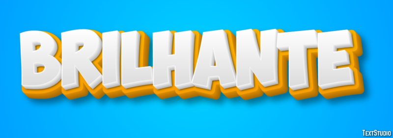 Brilhante Texteffekt