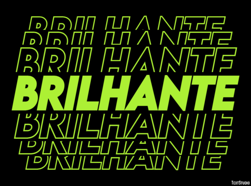 Brilhante Texteffekt