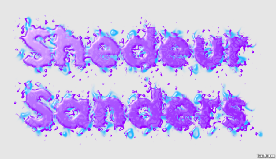 Shedeur Sanders Efeito de texto