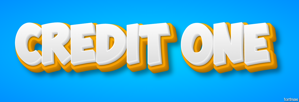 Credit One Tekst Effect