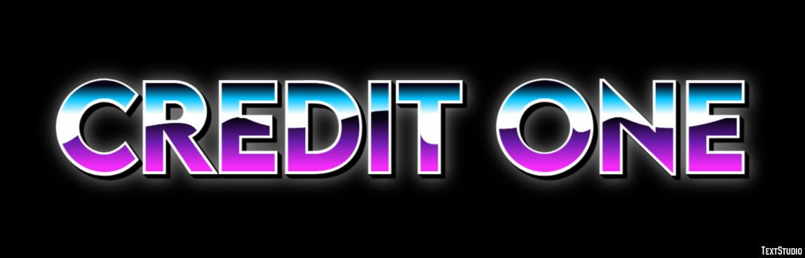 Credit One Effet de Texte