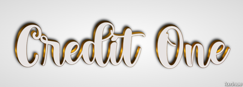 Credit One Texteffekt