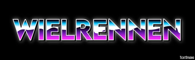 Wielrennen Efecto de Texto