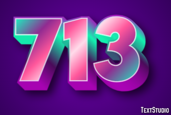 713 Texteffekt