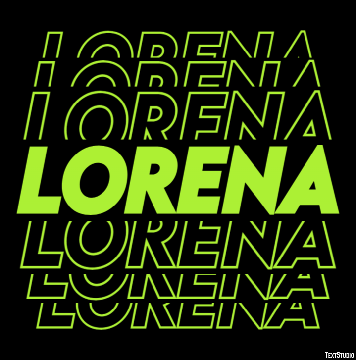 Lorena Effetto testo
