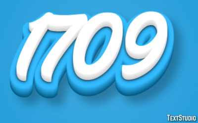 1709 Text Effect