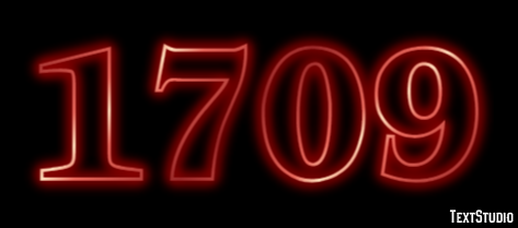 1709 Text Effect