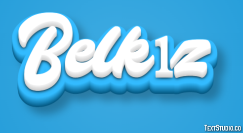 Belkız Effetto testo