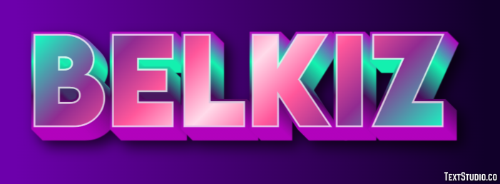 Belkız Текстовый эффект