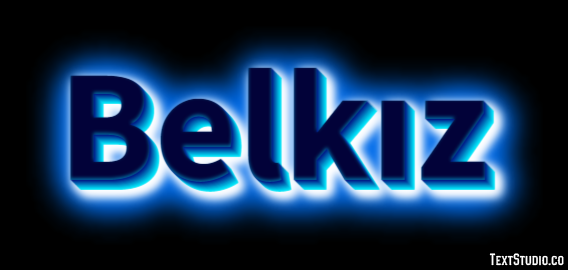 Belkız Текстовый эффект