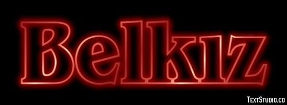 Belkız Текстовый эффект