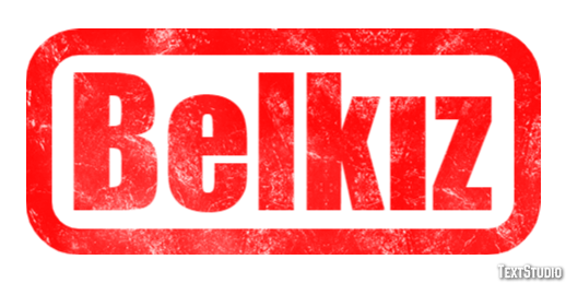 Belkız Текстовый эффект
