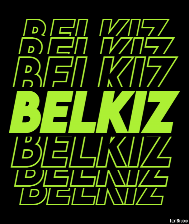 Belkız Effetto testo