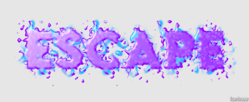 Escape Text Effect