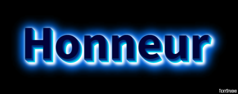 Honneur Effet de texte