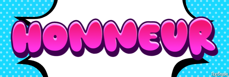 Honneur Effet de texte