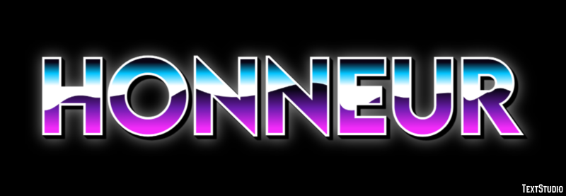 Honneur Effet de texte