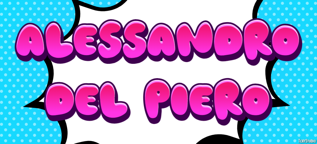 Alessandro Del Piero Efeito de texto