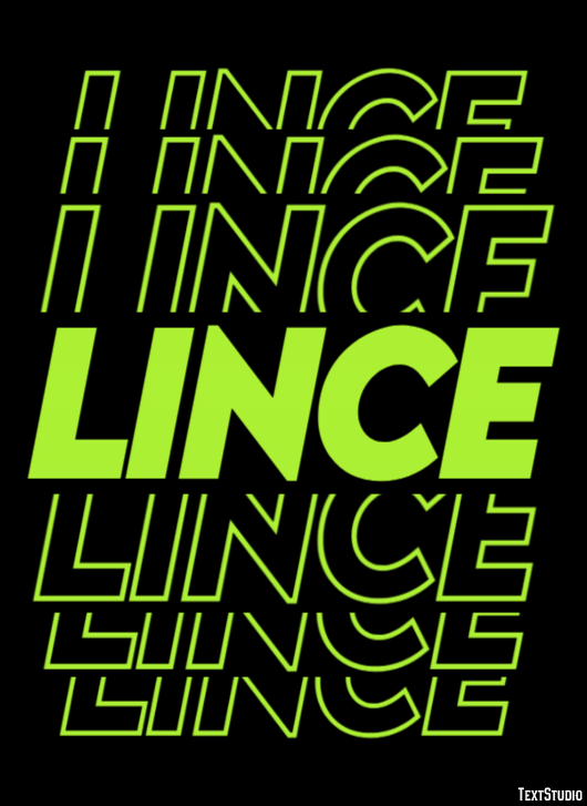 Lince Efecto de Texto