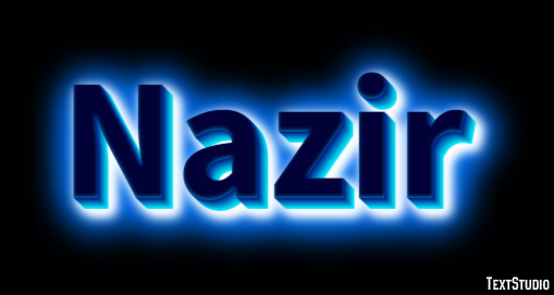 Nazir Эффект текста