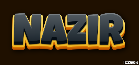 Nazir Эффект текста