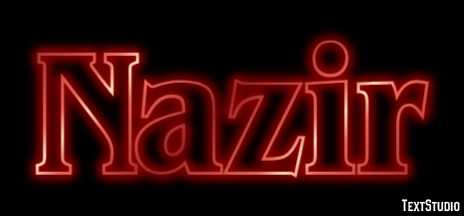 Nazir Text effect