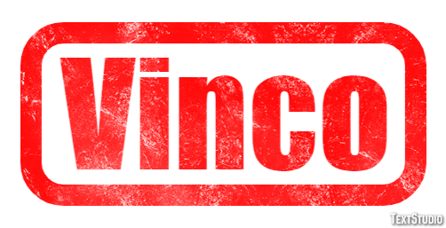 Vinco Efeito do texto