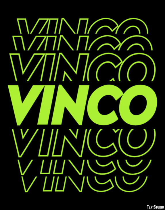 Vinco Efeito de texto