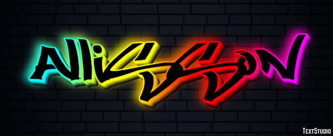 Allisson Text effect