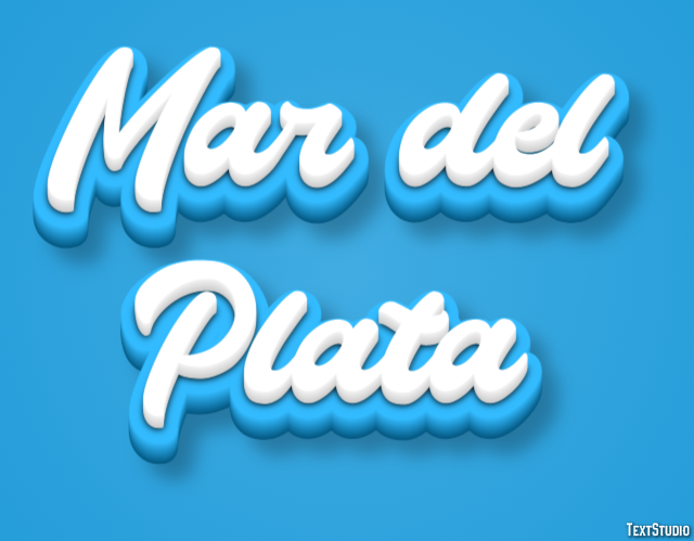 Mar del Plata Efekt tekstowy