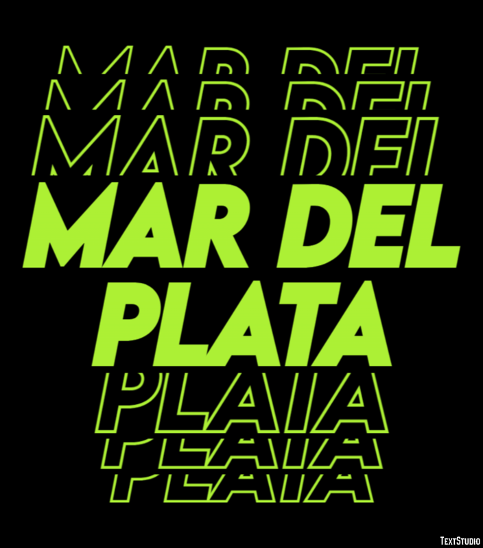 Mar del Plata Efekt tekstowy