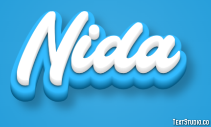 Nida Эффект текста