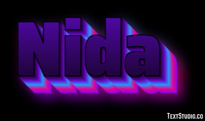 Nida Эффект текста