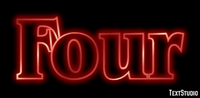 Four Text effect