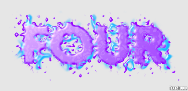 Four Text Effect