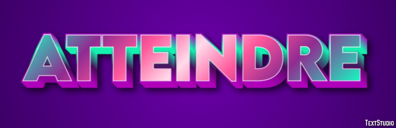 Atteindre Effet de Texte