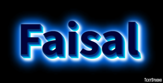 Faisal Text Effect