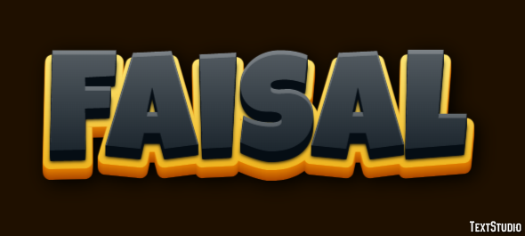 Faisal Text Effect