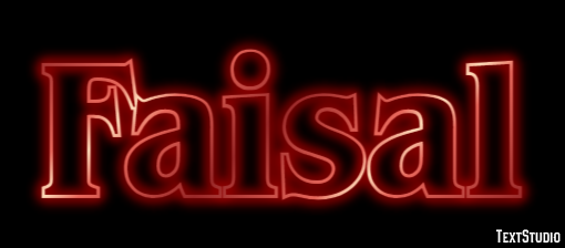 Faisal Text Effect