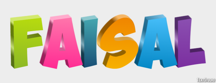 Faisal Text Effect