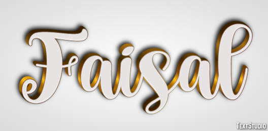 Faisal Text Effect