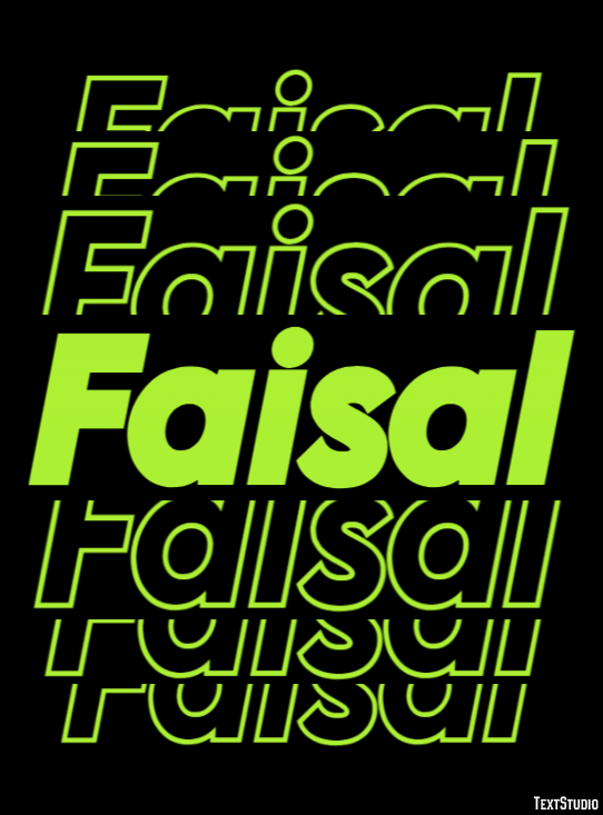 Faisal Efeito do texto