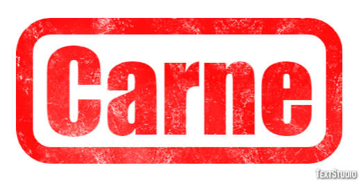 Carne Efekt tekstowy