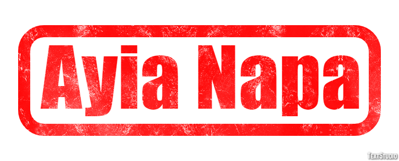 Ayia Napa Effetto testo