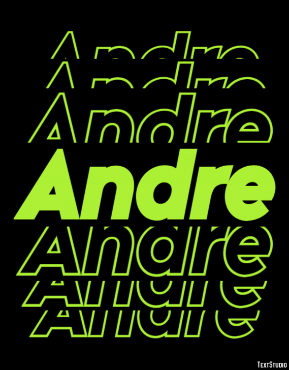 Andre Effetto testo